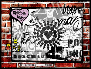 Graffiti Tag Brushes by meth