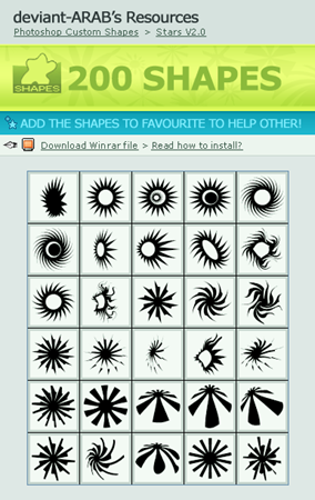 Custom_Shapes___Stars___V2_0_by_deviant_ARAB
