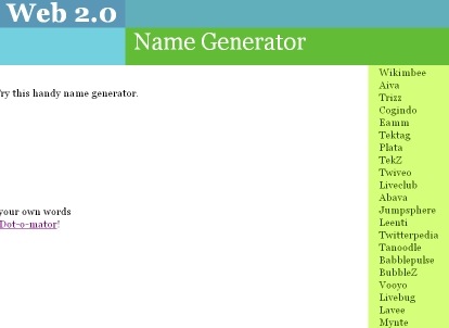 web20namefinder