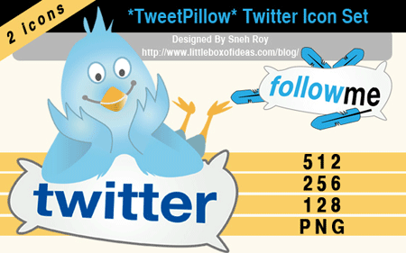 tweet-pillow-a-free-twitter-icon-set