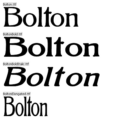 boltonfont