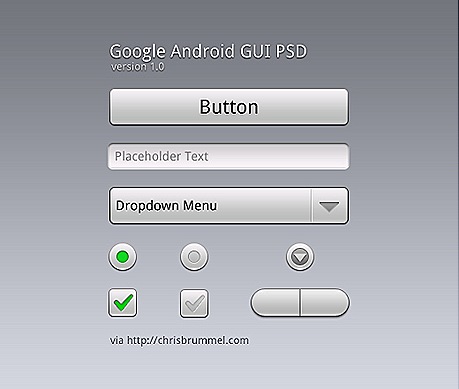 googleandroidGUI