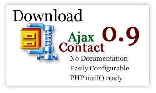 Kontakt Formular Ajax Contact 0.9