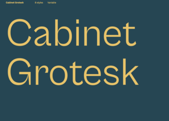 Cabinet Grotesk: Free Sans font in 8 Schnitten