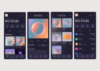 Crypto Währung UI Kit für Mobile Apps