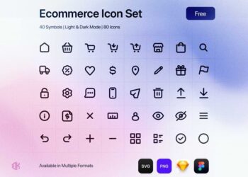 40+ Freie E-commerce Icons