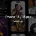 25+ Free iPhone 15 & 15 Pro Mockups um App Designs zu präsentieren