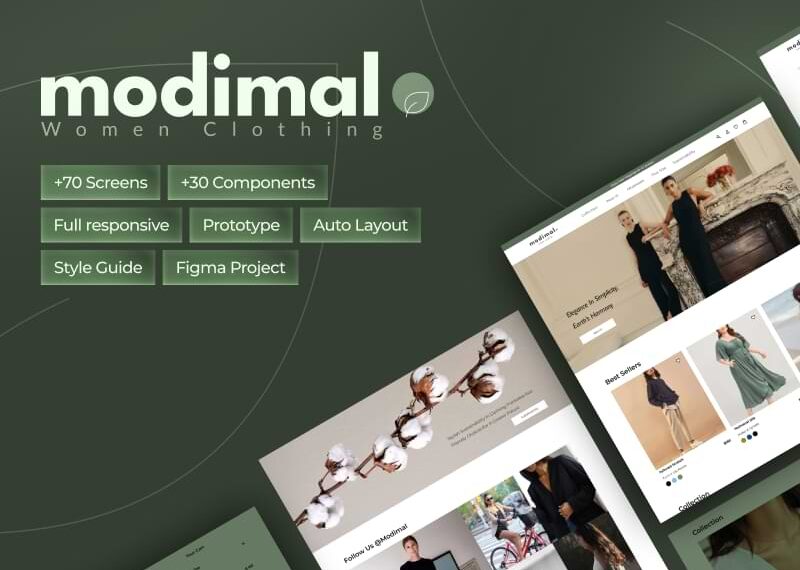 Freies Design Template für Frauen Kleidungs Shop