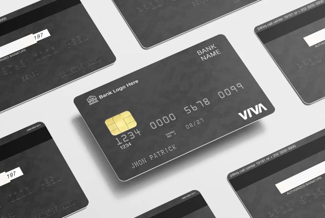Plastic Credit Card Free Mockup