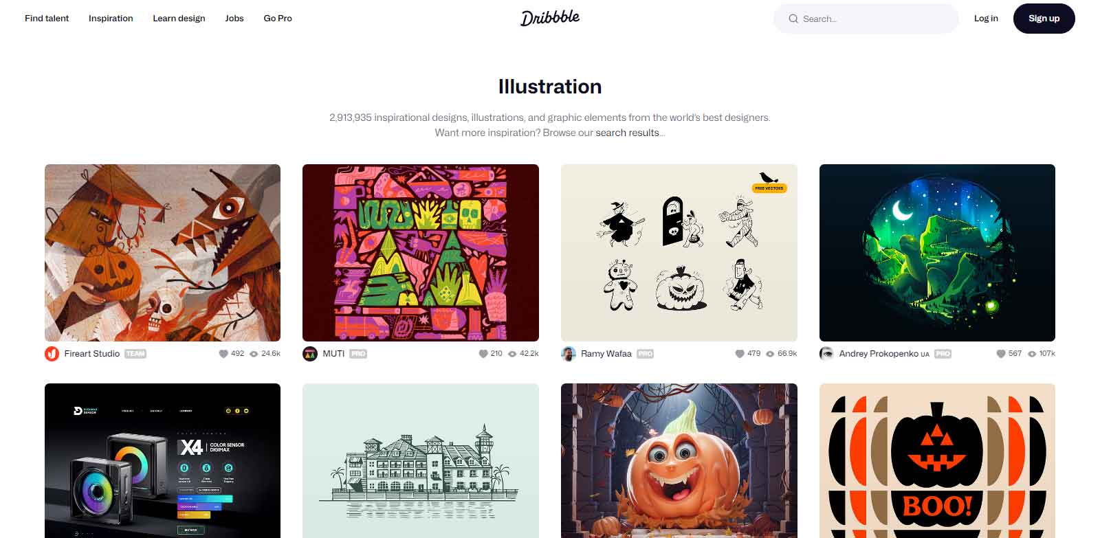 dribbble illustration