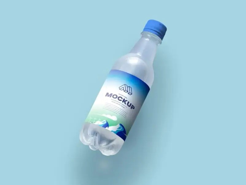 Water Bottle PSD Mockup