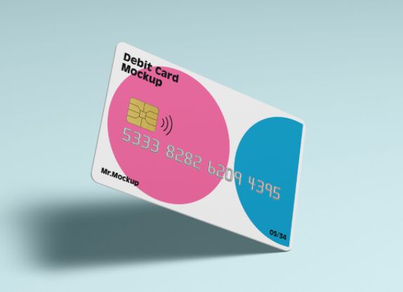Realistic Debit Card Mockup