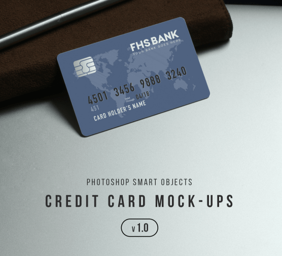 Realistic Credit Card Mockup-min