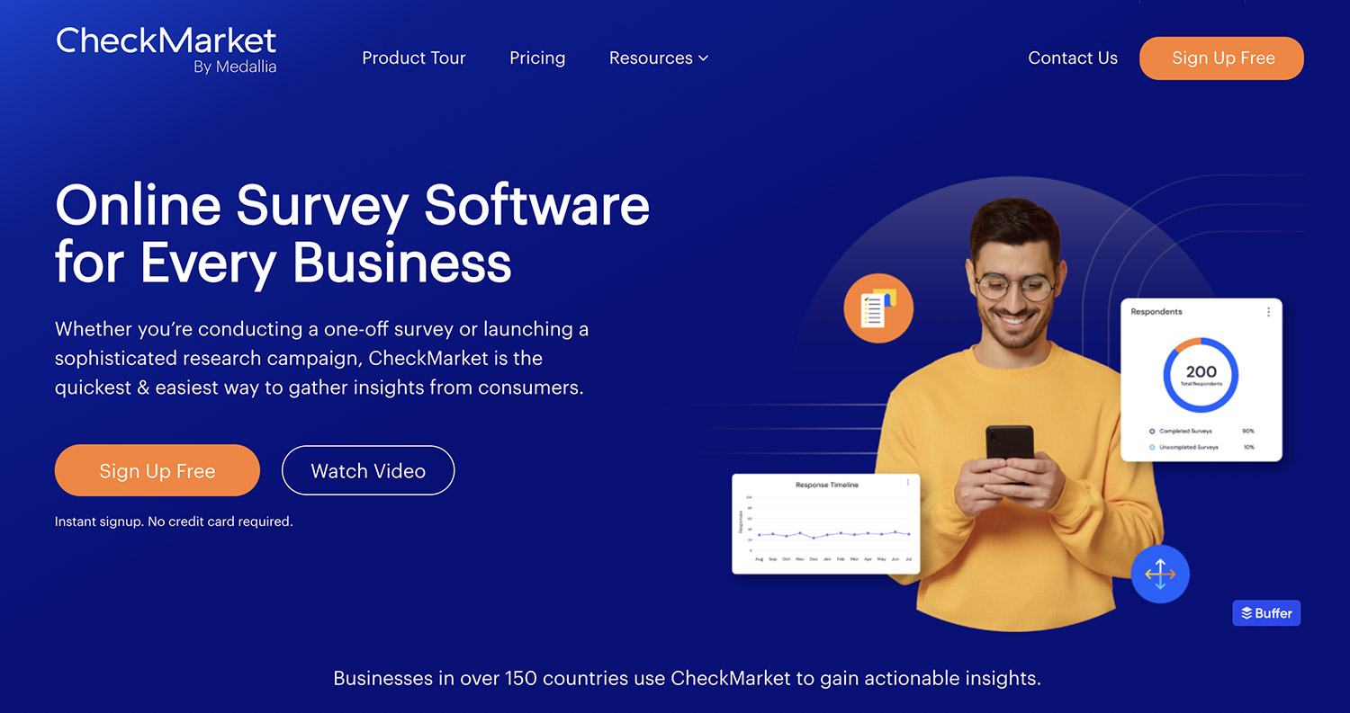 Übersicht über die CheckMarket-Plattform