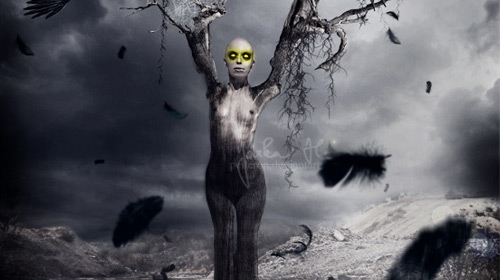 Horror-Fotomanipulation