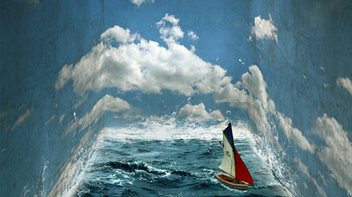 Zimmer-Fotomanipulation