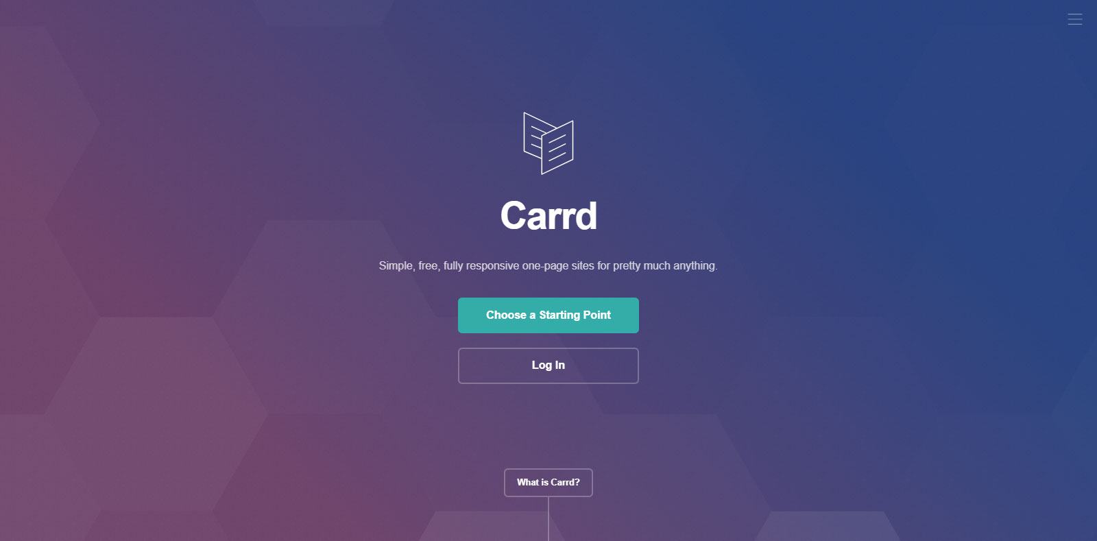 Carrd Free One Page Website Builder