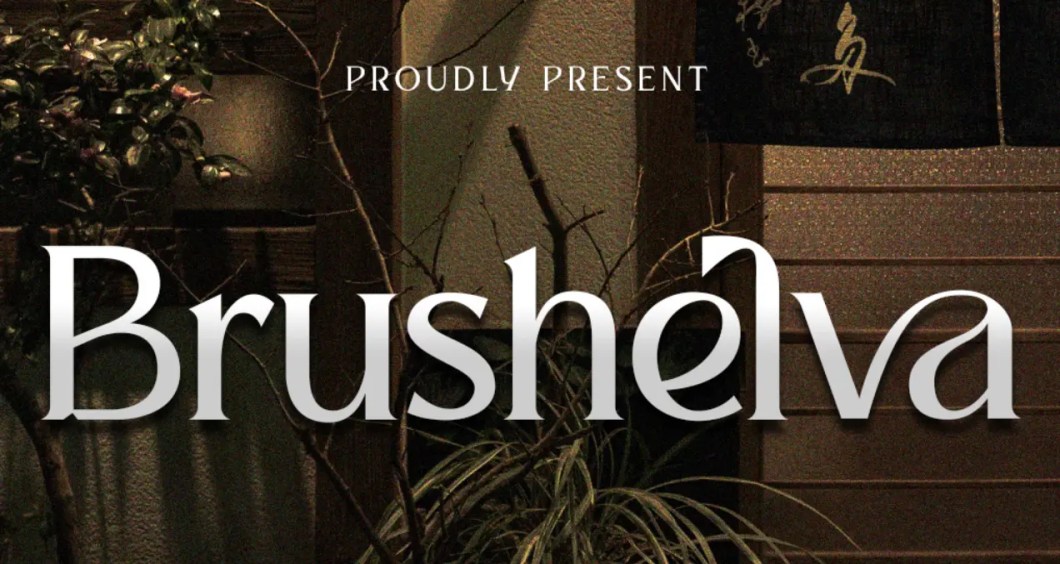 Brushelva Font