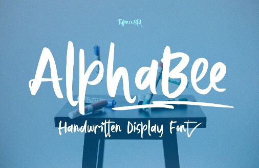 AlphaBee Free Display Font