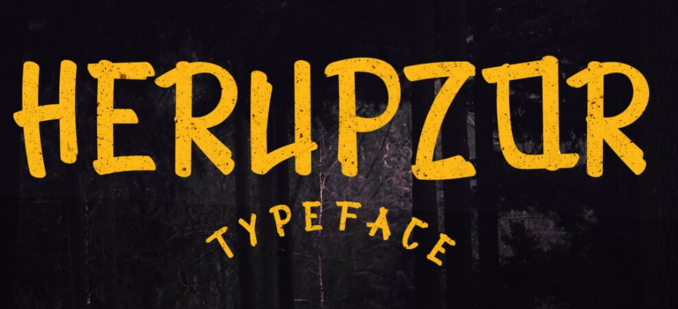 Herupzor Typeface