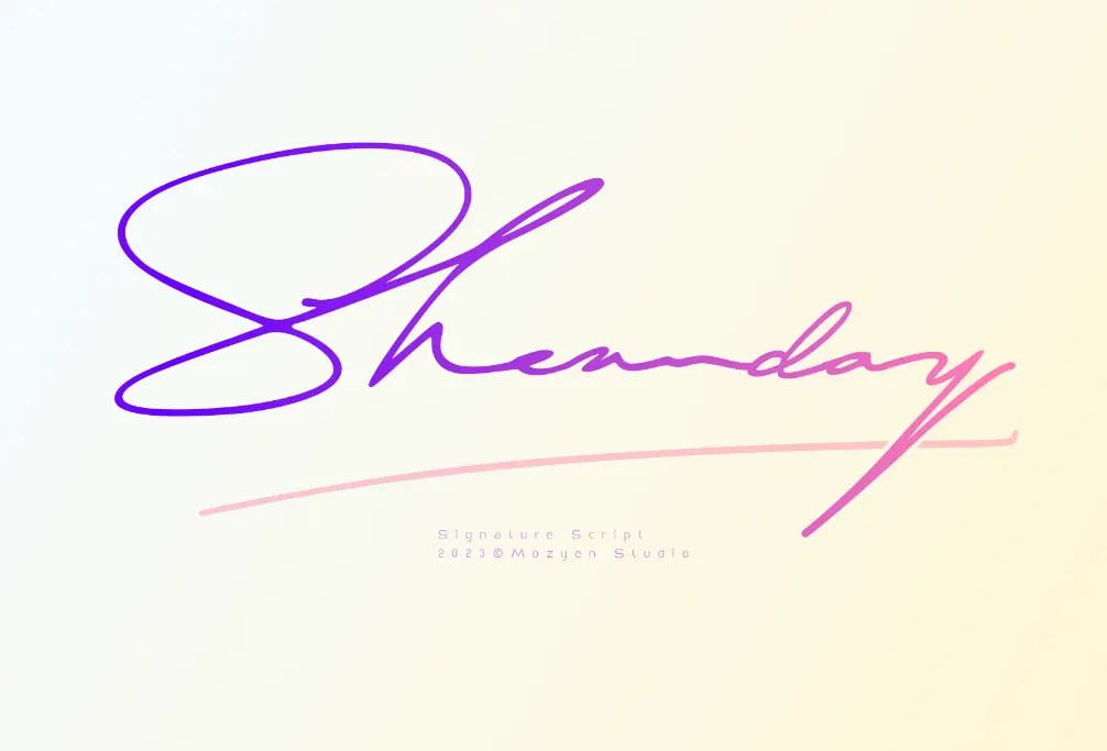 Sheanday Signature Script
