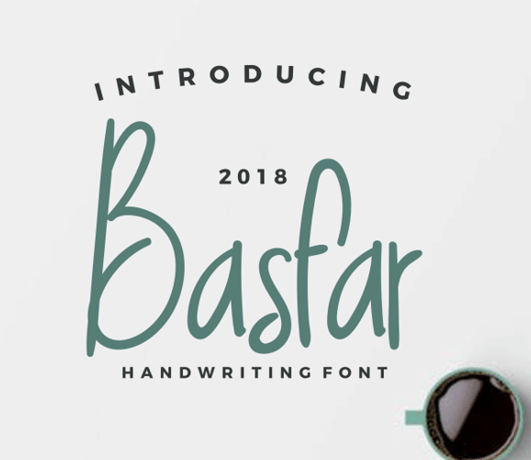 Basfar Handwriting Font-min