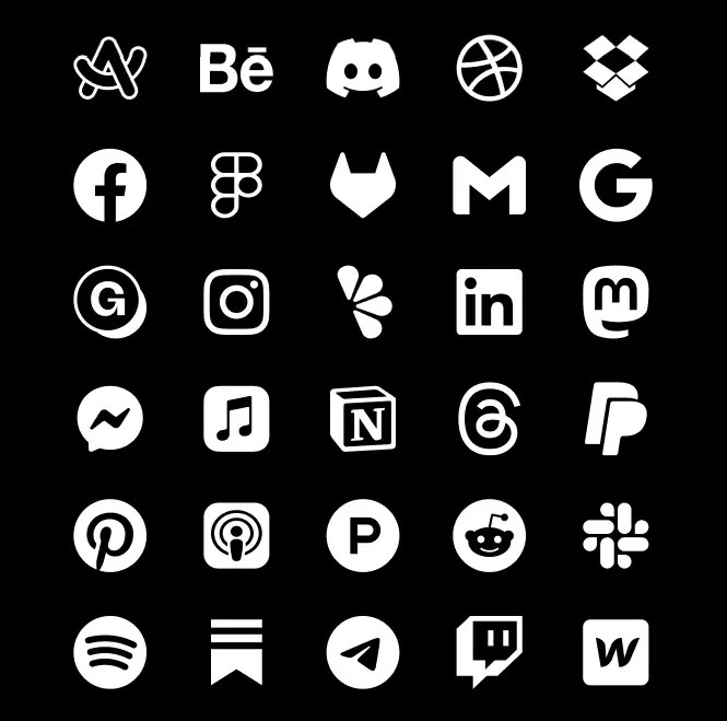 45+ Social Icons