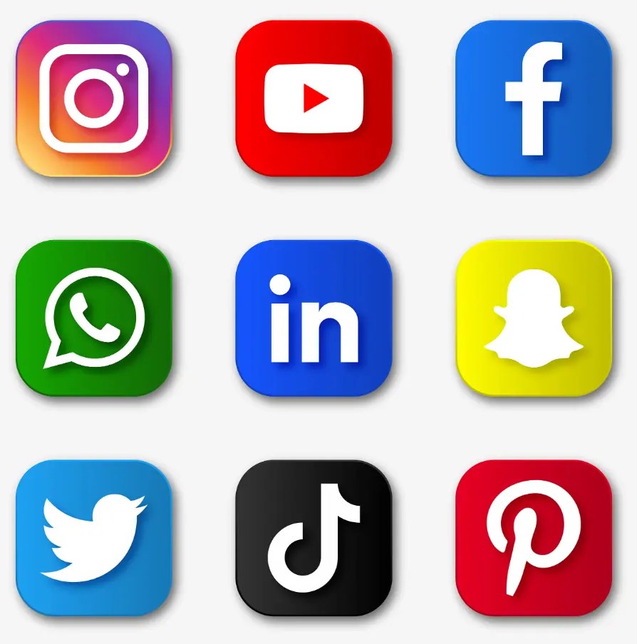 9 Vector Social Icons