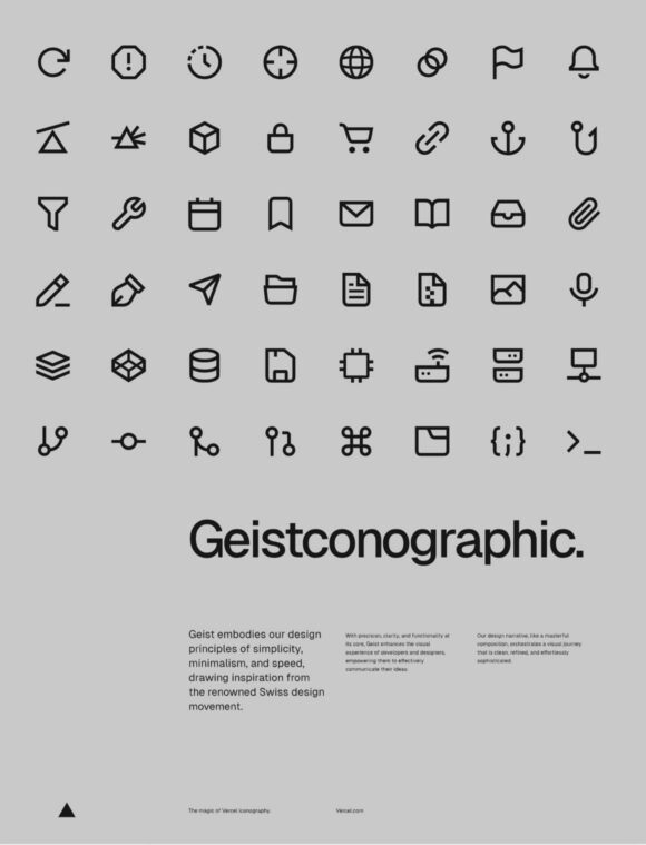 Some glyphs that come with the font