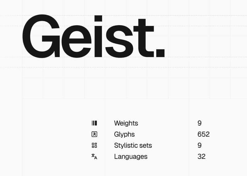 Geist: Free Font for Designers and Developers from Vercel