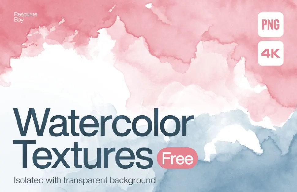 100 Wasserfarben-Texturen