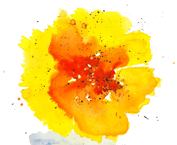 6 Wasserfarben-Texturen