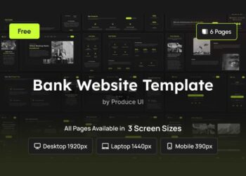 Free Financial Website Design Template