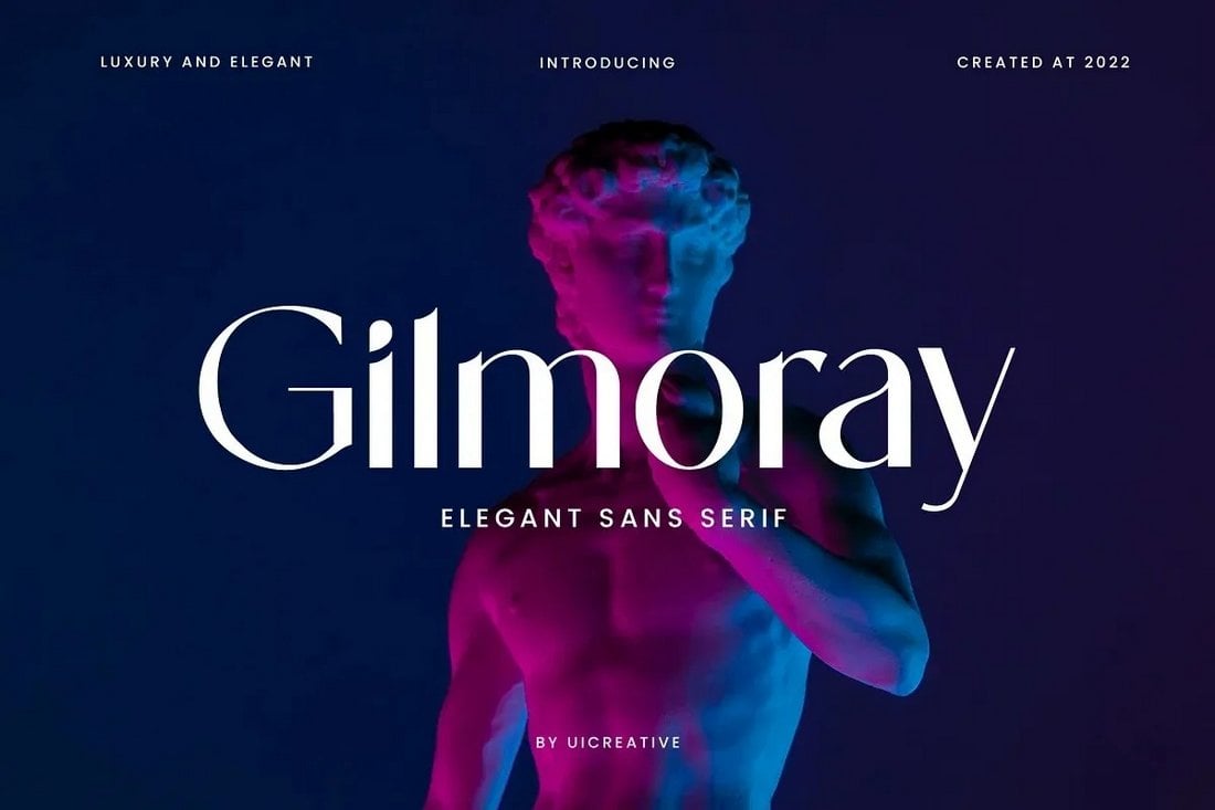 Gilmoray - Kostenlose elegante Sans-Serif-Schriftart
