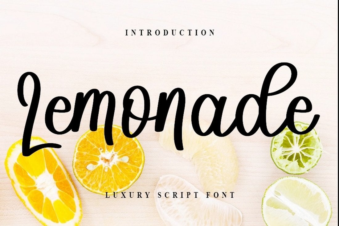 Lemonade - Kostenlose stilvolle Serifenschriftart