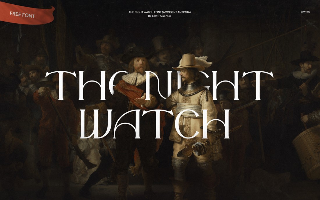 The Night Watch - Kostenlose Schriftart