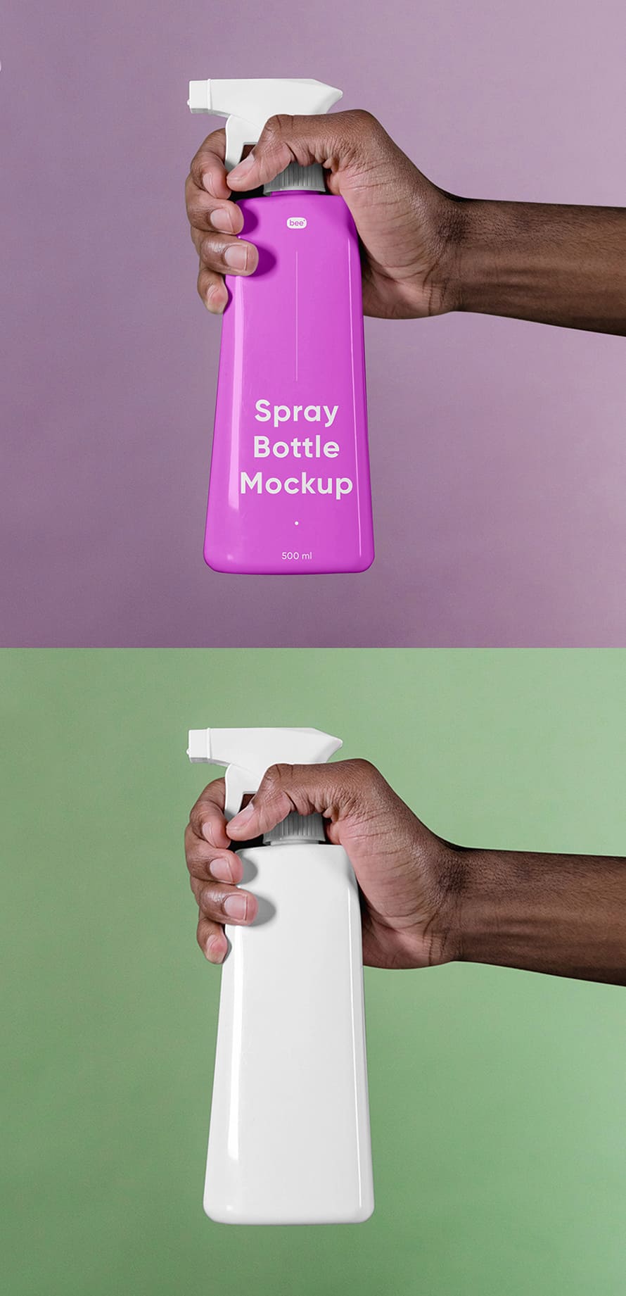 Free Detergent Bottle Mockup