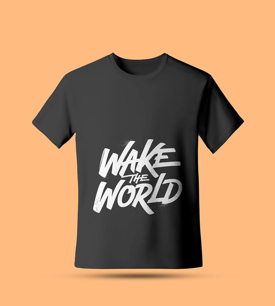 Free Tshirt Mockup With an AI Generated Tshirt Image