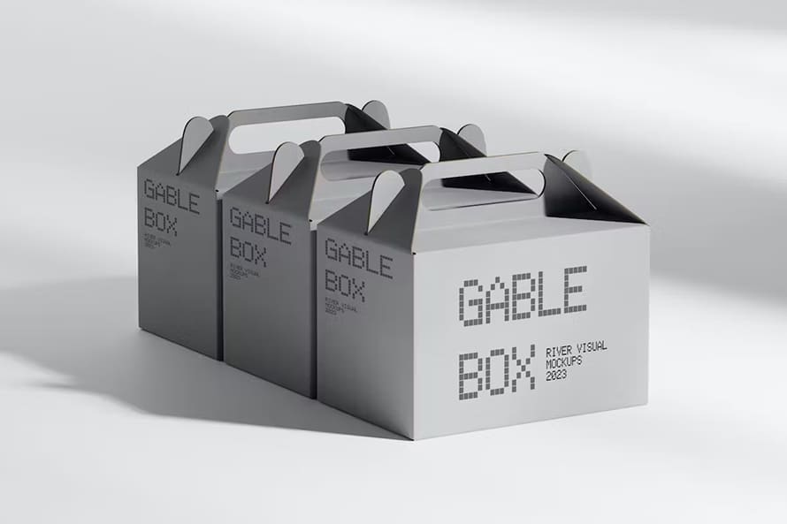 Gable Box Mockup