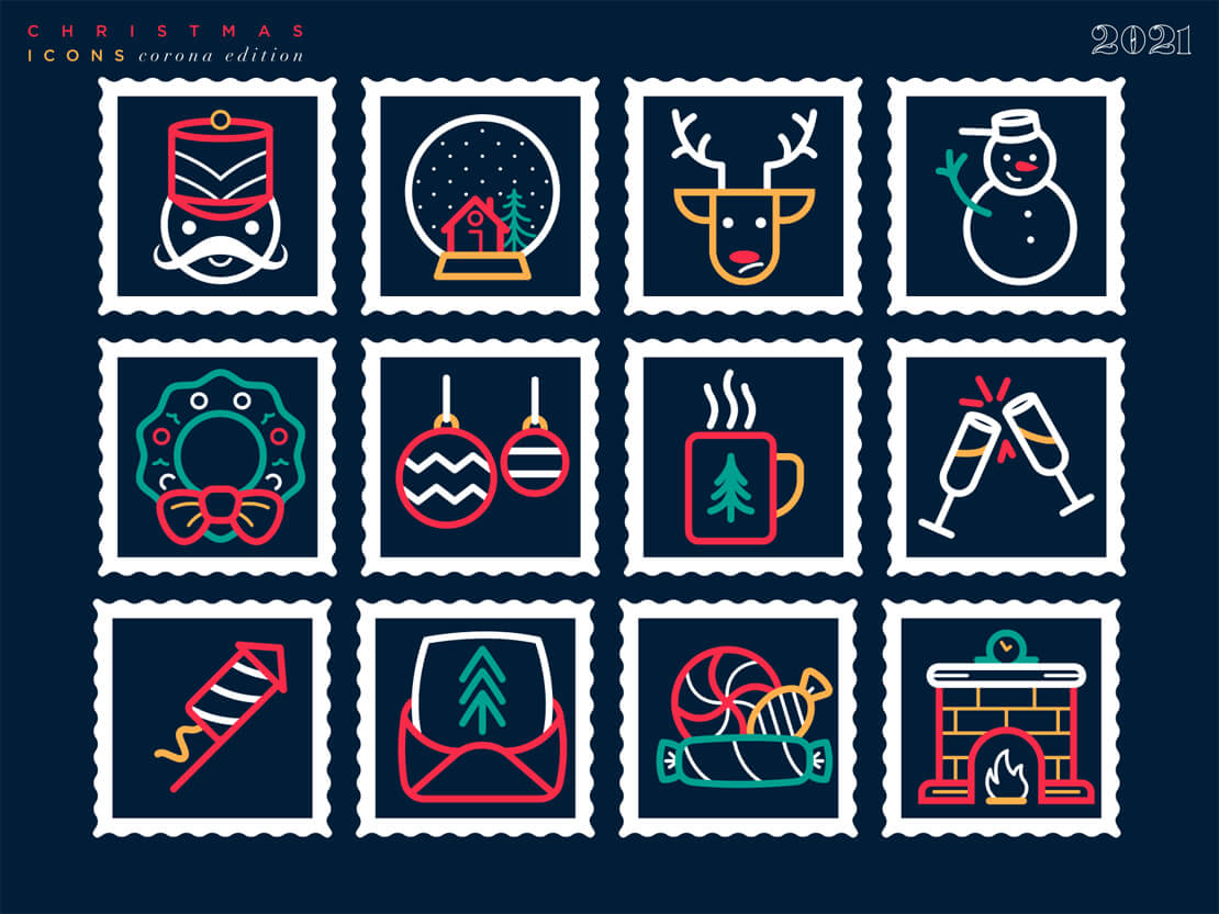 Christmas Icons (Corona Edition)
