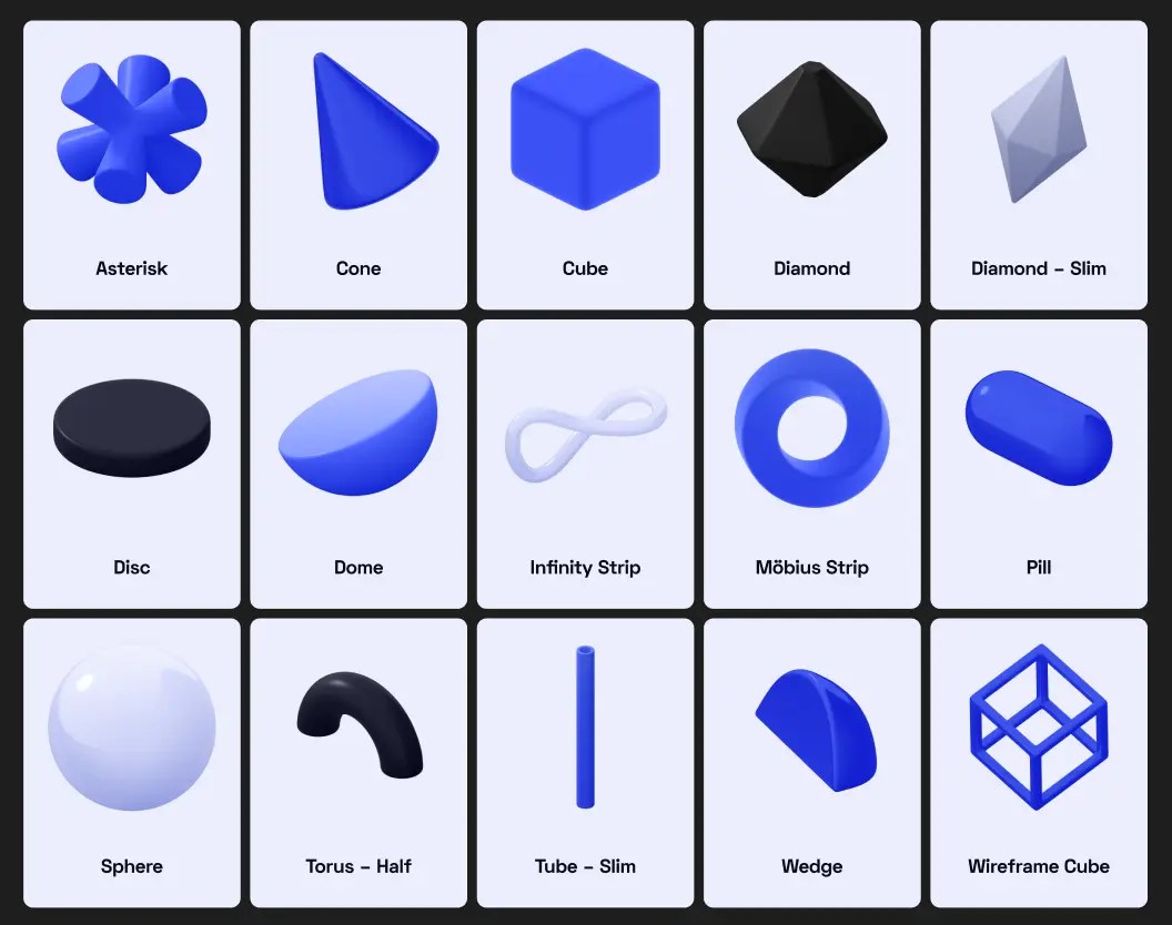 Mix & Match 3D Shapes