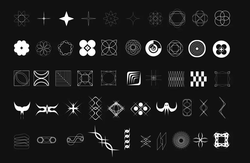 50 Unique Shapes Pack