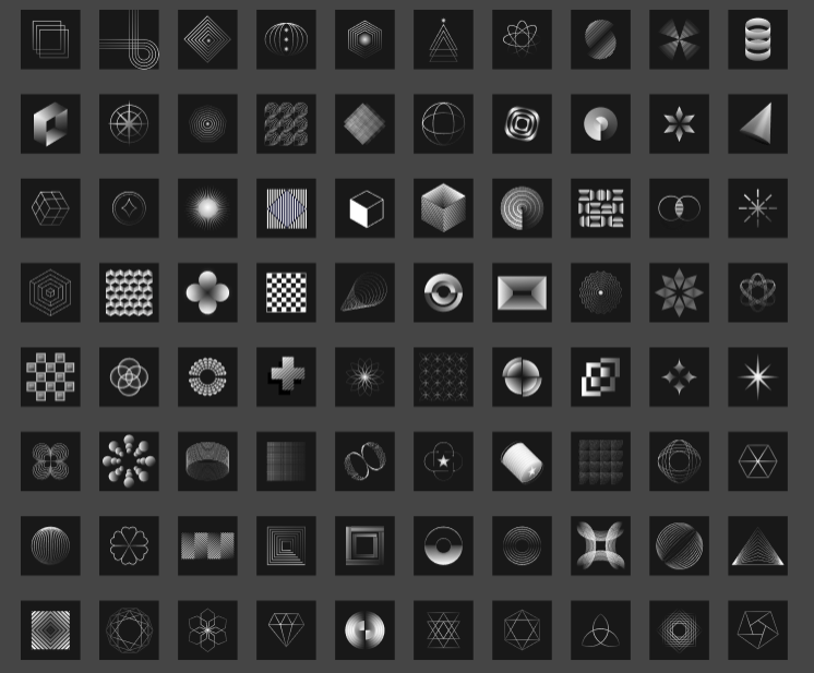 100+ Abstract Shapes & Elements