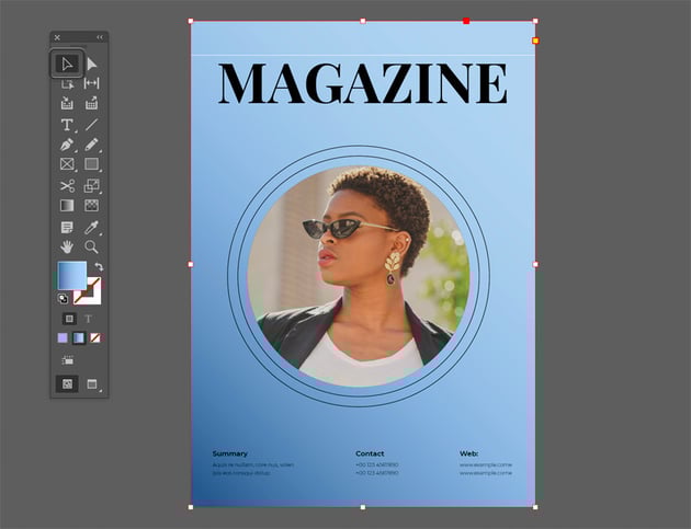 indesign gradient