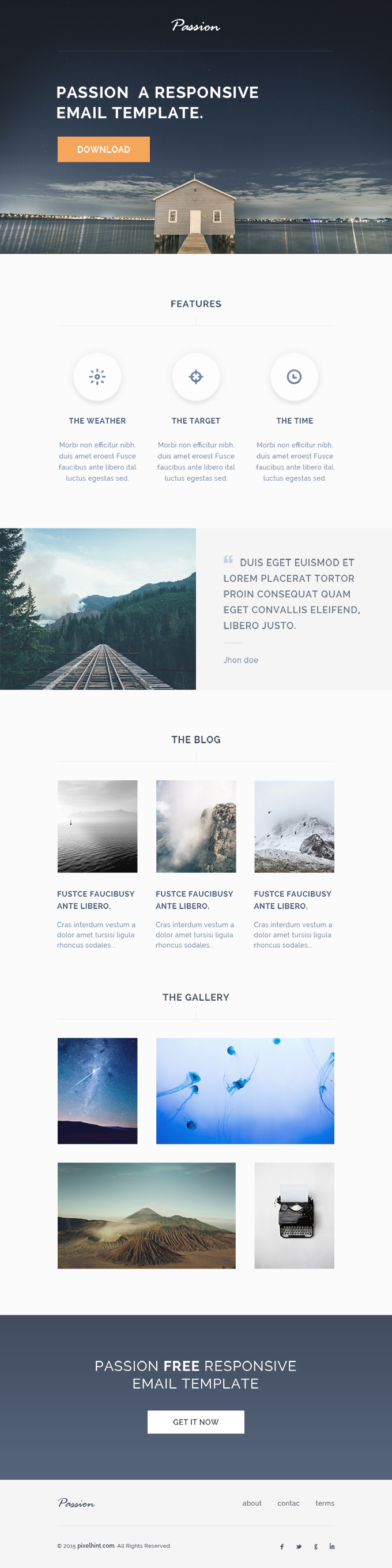 Responsive HTML Email Template