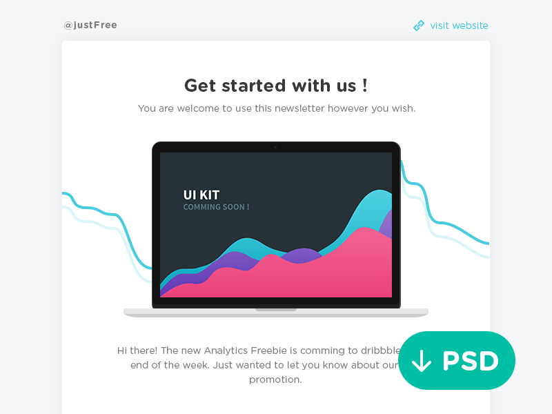 Newsletter Freebie PSD