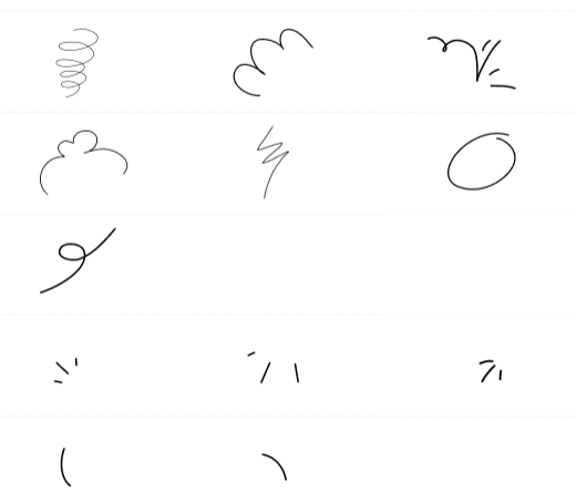 Hand Drawn Vector Shapes