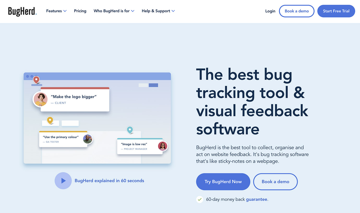 Bugherd Screenshot