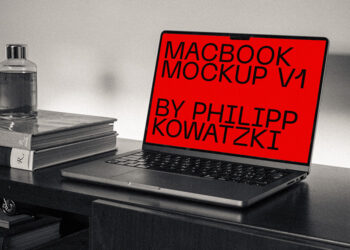 Free Macbook Pro Mockup 4K