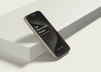 Free iPhone 15 Pro Max Mockup